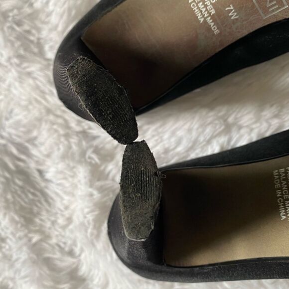 Bellini Boots Sock Pull On Booties Black Heeled Women’s Size 7W - Picture 10 of 15